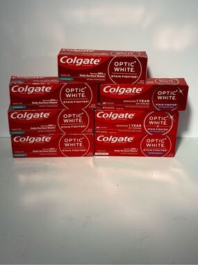 Colgate Optic White Stain Fighter Toothpaste - Bundle of 7